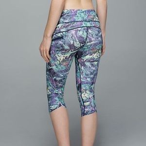 Lululemon Run Top Speed Crop size 4 Iridescent